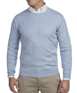 Hansen & Jacob Cotton Cashmere Crewneck Light Blue