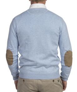 Hansen & Jacob Cotton Cashmere Crewneck Light Blue