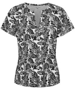 Part Two Gesina T-shirt Black Block Print