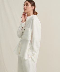 A Part of the Art Airy Shirt Soft Modal White