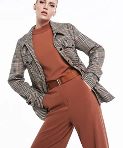 Comma, Sleeveless Top Cinnamon