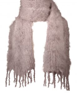 Balmuir Aurora Kid Mohair Scarf Mink