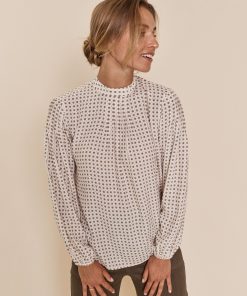 Mos Mosh Fina Tilia Blouse Ecru