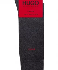 Hugo Boss 2-Pack Logo Socks Grey