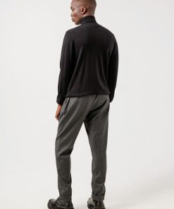 J.Lindeberg Lyd Merino Turtle Neck Sweater Black