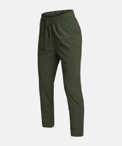 Peak Performance Any Jersey Pants Women Thrill Green