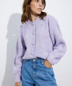 Envii Ensullivan Cardigan Purple Multi