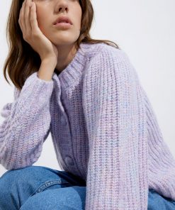 Envii Ensullivan Cardigan Purple Multi