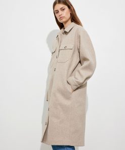 Envii Enamelie Jacket Dark Beige Melange