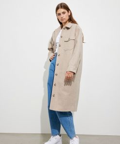 Envii Enamelie Jacket Dark Beige Melange