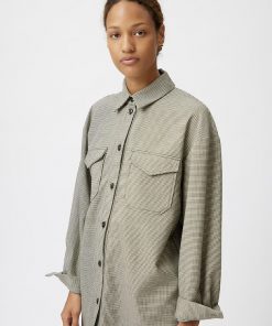 Gestuz Marisolgz Shirt Black/White Houndstooth