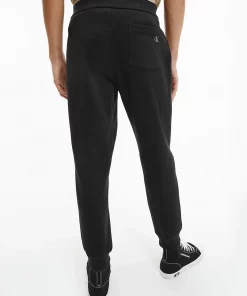 Calvin Klein Organic Cotton Logo Sweatpants Black