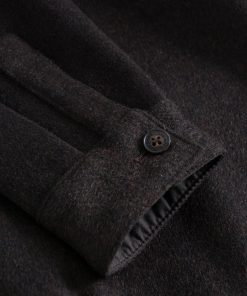 Les Deux Jason Wool Hybrid Jacket Dark Brown