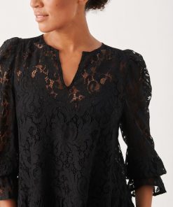 Part Two Lay Dress Black