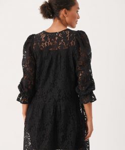 Part Two Lay Dress Black