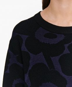 Marimekko Peurankello Pieni Unikko 2 Knit Dress Blue