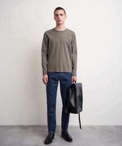 Tiger of Sweden Olaf LS T-shirt Dark Mink