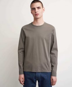 Tiger of Sweden Olaf LS T-shirt Dark Mink