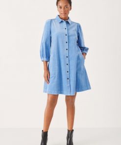 Part Two Eleina Dress Della Robbia Blue