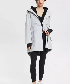Esprit Parka Jacket Pastel Grey