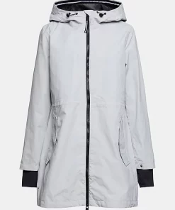 Esprit Parka Jacket Pastel Grey