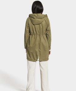 Didriksons Helen Parka Canvas Green