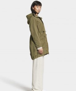 Didriksons Helen Parka Canvas Green