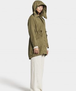 Didriksons Helen Parka Canvas Green