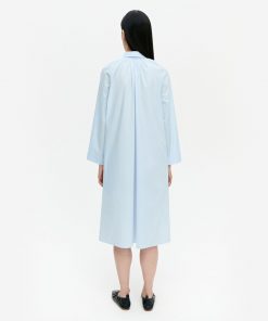 Marimekko Ilolle Solid Dress Light Blue