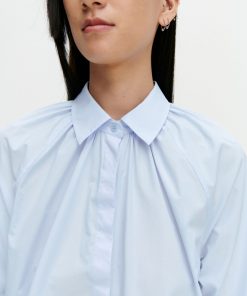 Marimekko Ilolle Solid Dress Light Blue