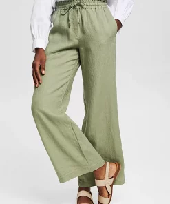 Esprit Linen Joggers Light Khaki