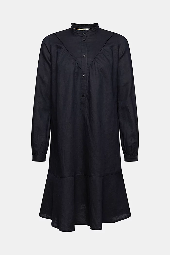 Esprit Linen Dress Black - Aukia