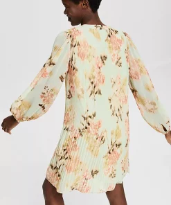 Esprit Chiffon Dress Pastel Green