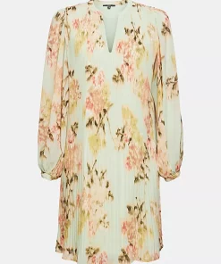 Esprit Chiffon Dress Pastel Green