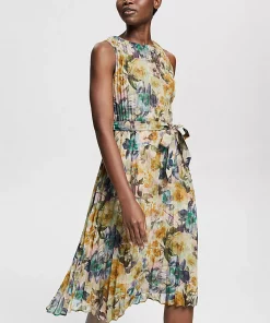 Esprit Chiffon Dress Offwhite