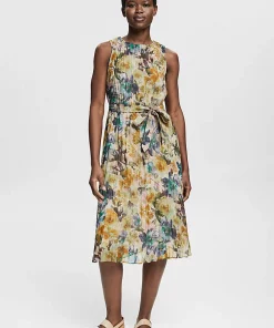 Esprit Chiffon Dress Offwhite