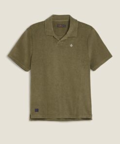 Morris Stockholm Delon Terry Jersey Shirt Olive