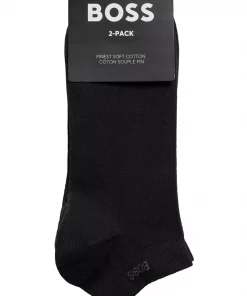 Hugo Boss 2-Pack Logo Socks Black