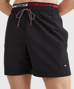 Tommy Hilfiger Logo Swimwear Black