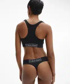 Calvin Klein Reimagine Heritage Unlined Bralette Black