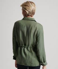 Superdry Studios Cupro M65 Jacket Thyme