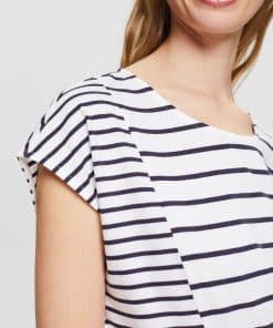 Esprit Stripe Tee New White