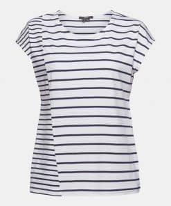 Esprit Stripe Tee New White
