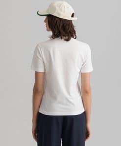 Gant Woman Tonal Archive Shield Eggshell