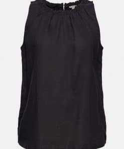 Esprit Linen Top Black
