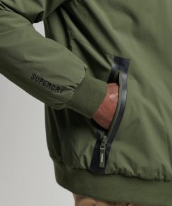 Superdry Code Training Harrington Jacket Dark Moss