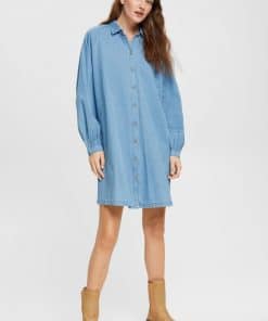 Esprit Denim Dress Light Blue Washed