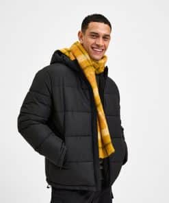 Selected Homme Harry Puffer Jacket Black