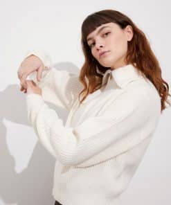 Envii Enwashington Ls Cardigan Gardenia