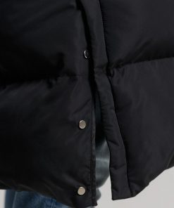 Superdry Studios Longline Duvet Coat Black